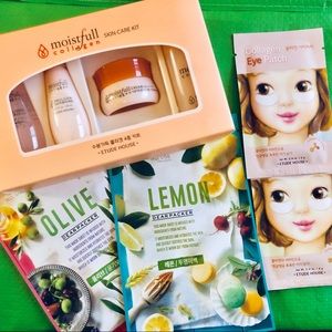 Korean Etude Moistfull Collagen Skincare Mini Set